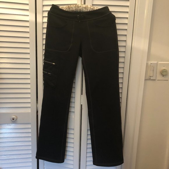 Athleta Pants & Jumpsuits Athleta Black Running Legging Thick Geometri Poshmark